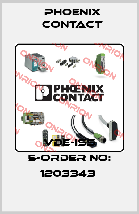VDE-ISS 5-ORDER NO: 1203343  Phoenix Contact