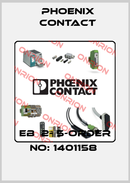 EB  2- 5-ORDER NO: 1401158  Phoenix Contact