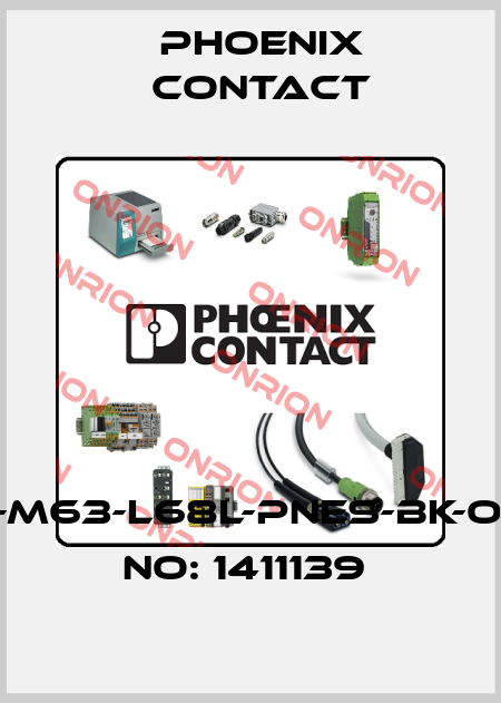 G-INS-M63-L68L-PNES-BK-ORDER NO: 1411139  Phoenix Contact