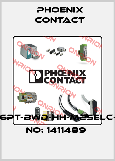 HC-EVO-B16PT-BWD-HH-M25ELC-AL-ORDER NO: 1411489  Phoenix Contact