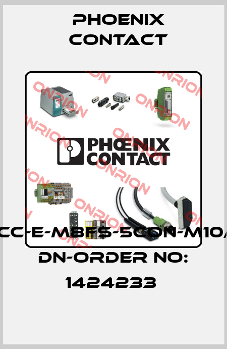 SACC-E-M8FS-5CON-M10/0,5 DN-ORDER NO: 1424233  Phoenix Contact