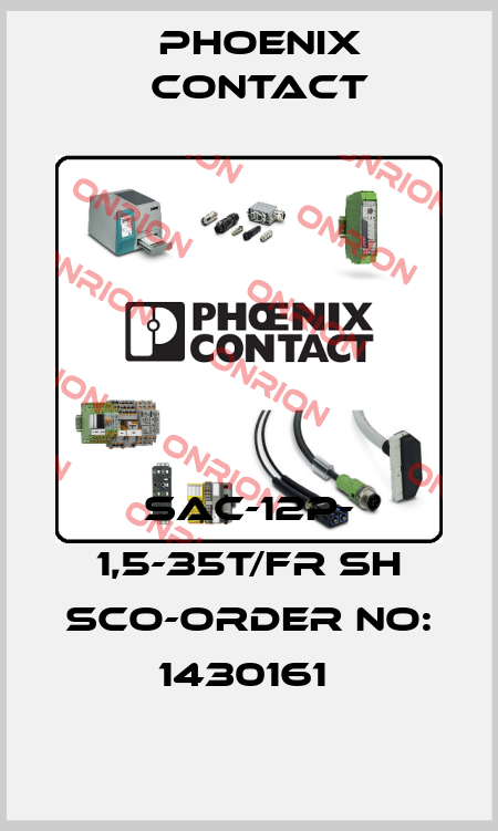 SAC-12P- 1,5-35T/FR SH SCO-ORDER NO: 1430161  Phoenix Contact