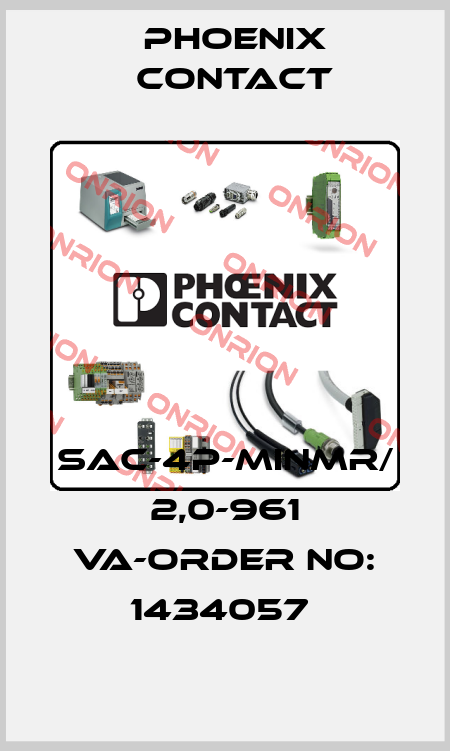 SAC-4P-MINMR/ 2,0-961 VA-ORDER NO: 1434057  Phoenix Contact