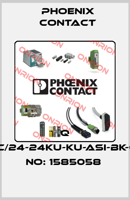 Q 1,5/4IDC/24-24KU-KU-ASI-BK-ORDER NO: 1585058  Phoenix Contact