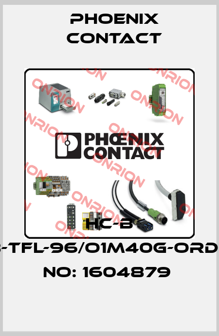 HC-B 48-TFL-96/O1M40G-ORDER NO: 1604879  Phoenix Contact