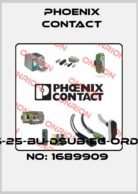 VS-25-BU-DSUB-EG-ORDER NO: 1689909  Phoenix Contact