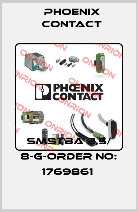 SMSTBA 2,5/ 8-G-ORDER NO: 1769861  Phoenix Contact