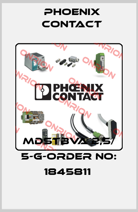 MDSTBVA 2,5/ 5-G-ORDER NO: 1845811  Phoenix Contact