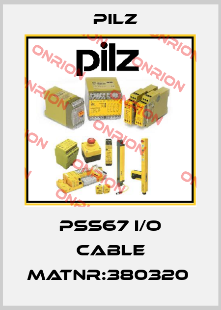 PSS67 I/O Cable MatNr:380320  Pilz