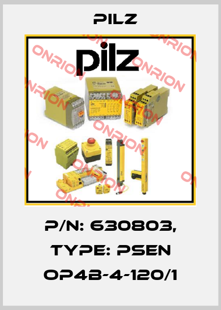 p/n: 630803, Type: PSEN op4B-4-120/1 Pilz