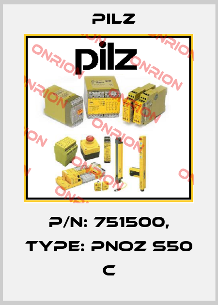 p/n: 751500, Type: PNOZ s50 C Pilz