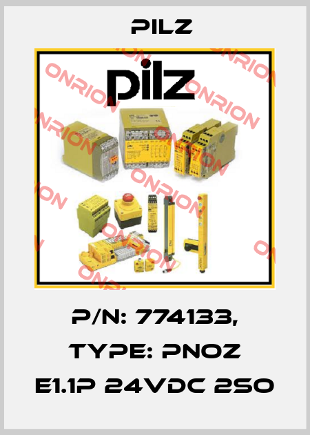 p/n: 774133, Type: PNOZ e1.1p 24VDC 2so Pilz