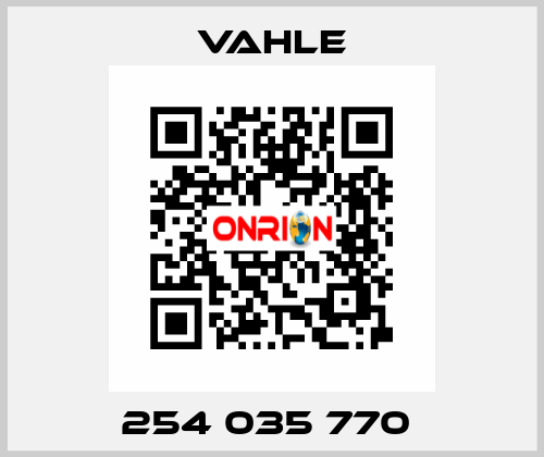 254 035 770  Vahle