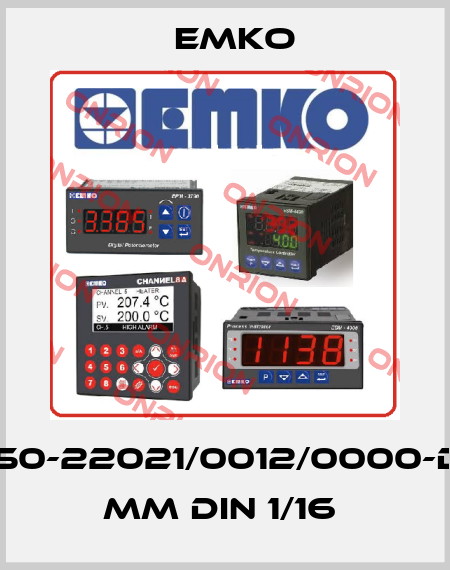 ESM-4450-22021/0012/0000-D:48x48 mm DIN 1/16  EMKO