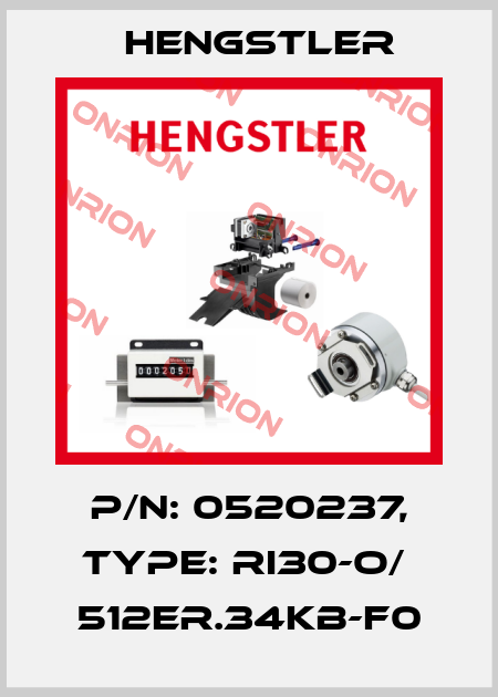 p/n: 0520237, Type: RI30-O/  512ER.34KB-F0 Hengstler