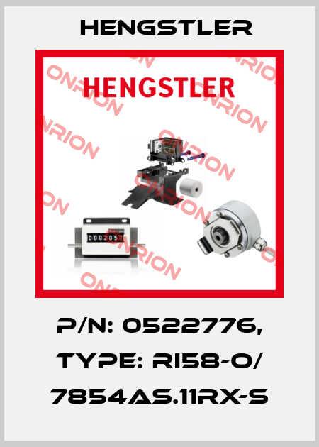 p/n: 0522776, Type: RI58-O/ 7854AS.11RX-S Hengstler