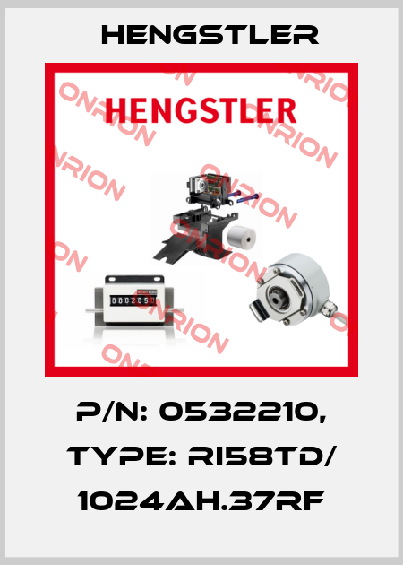 p/n: 0532210, Type: RI58TD/ 1024AH.37RF Hengstler