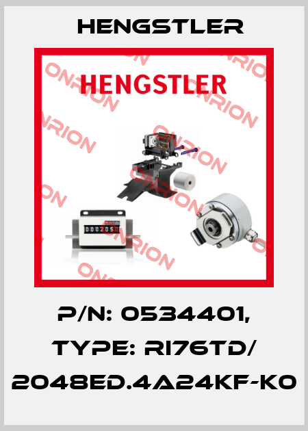 p/n: 0534401, Type: RI76TD/ 2048ED.4A24KF-K0 Hengstler