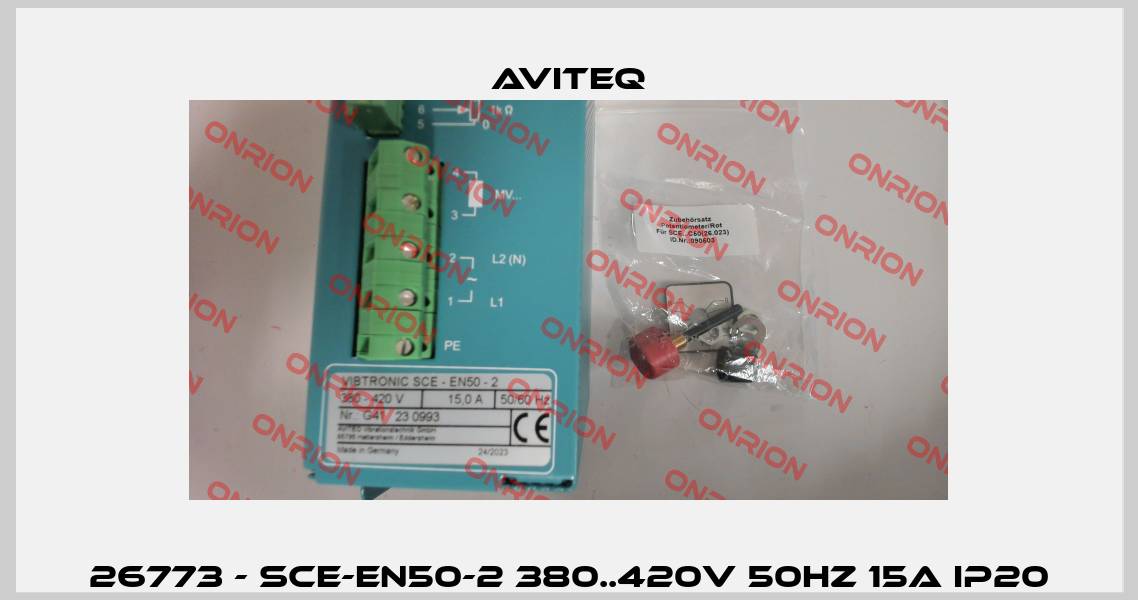 26773 - SCE-EN50-2 380..420V 50HZ 15A IP20 Aviteq