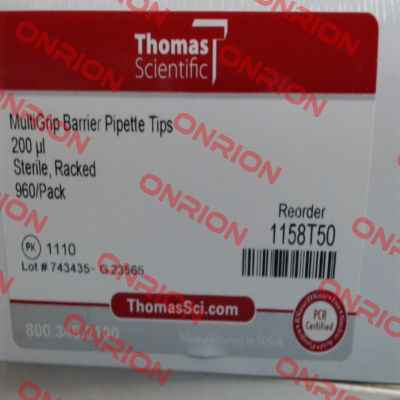 1158T50 Thomas Scientific