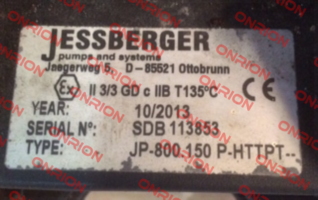 JP-800.150 PP 1" Jessberger