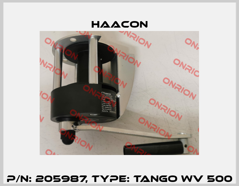 P/N: 205987, Type: TANGO WV 500 haacon