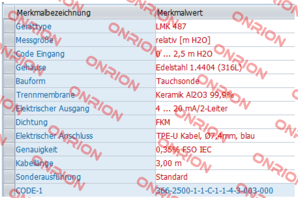 366-2500-1-1-C-1-1-4-3-003-000 Bd Sensors