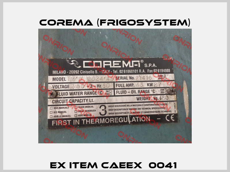EX ITEM CAEEX‐0041  Corema (Frigosystem)