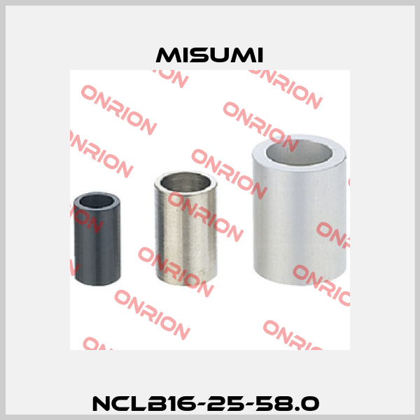 NCLB16-25-58.0  Misumi