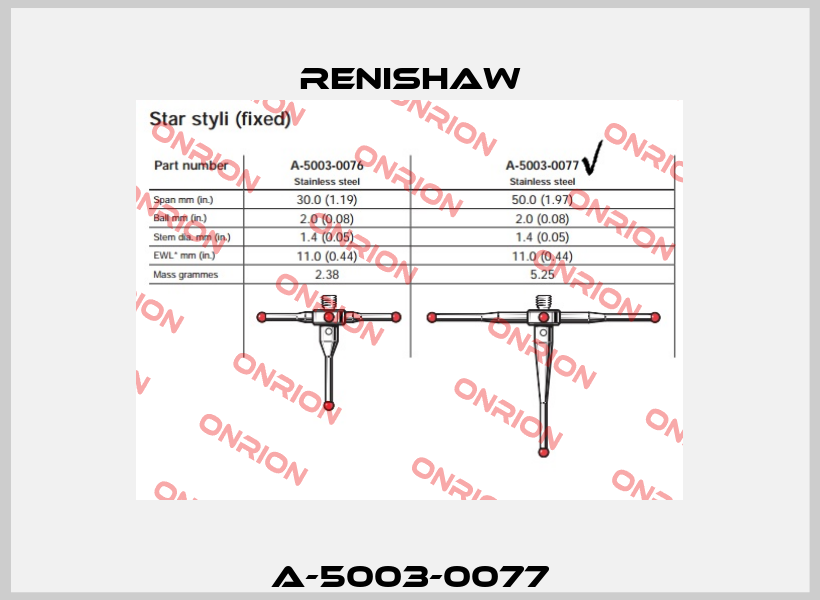 A-5003-0077 Renishaw