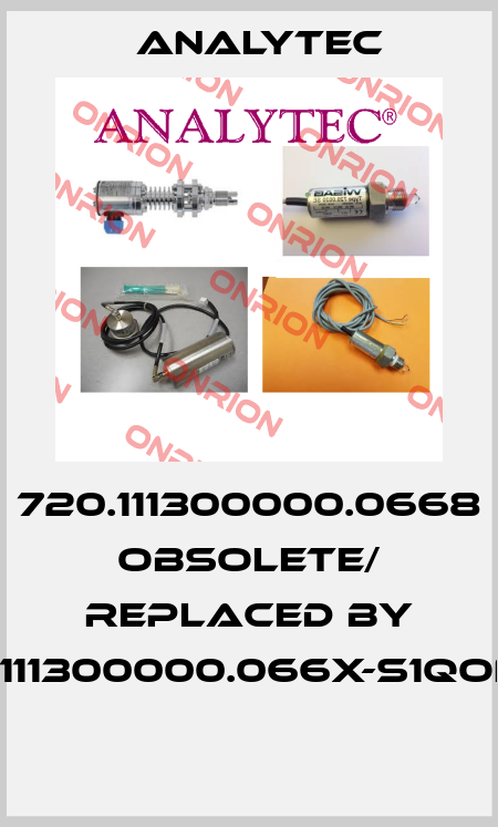 720.111300000.0668 obsolete/ replaced by 720.111300000.066X-S1QON1/2"  Analytec
