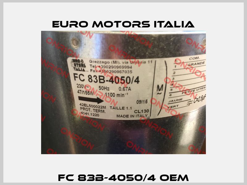 FC 83B-4050/4 OEM Euro Motors Italia