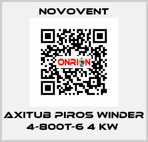 AXITUB PIROS WINDER 4-800T-6 4 KW  Novovent