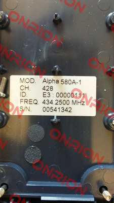 Ersatzsender für ALPHA 580A  Fomotech