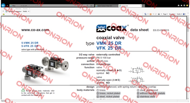 VMK 25 DR NC Coax