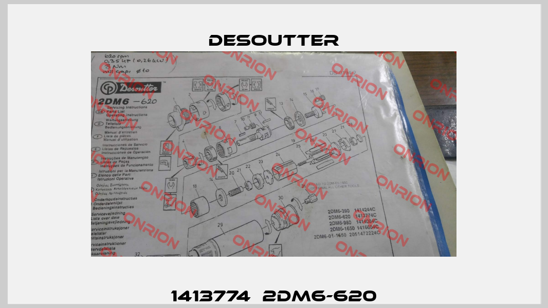 1413774  2DM6-620 Desoutter