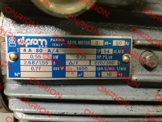 4A 80 A/4 ORANGE1 (Elprom)