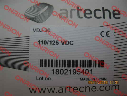 VDJ-30 Vdc  Arteche