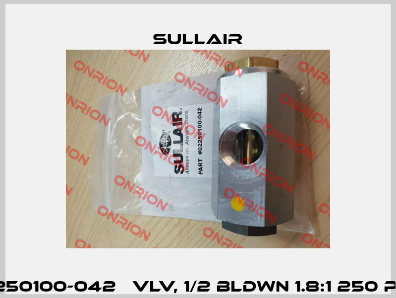 02250100-042   VLV, 1/2 BLDWN 1.8:1 250 PSIG Sullair
