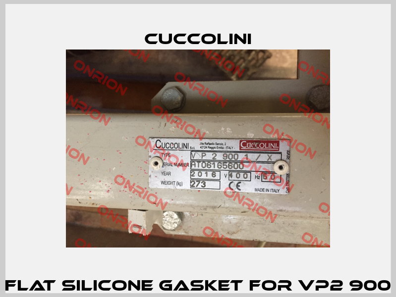 Flat silicone gasket for VP2 900 Cuccolini