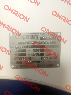 Type:  KCM150NA+025042N1 CAPRARI 