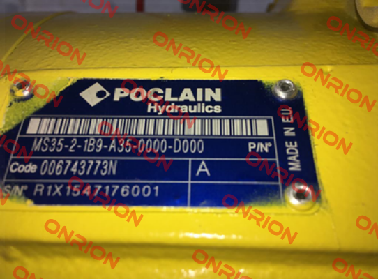 MS35-2-1B9-A35-0000-D000 (006743773N) Poclain