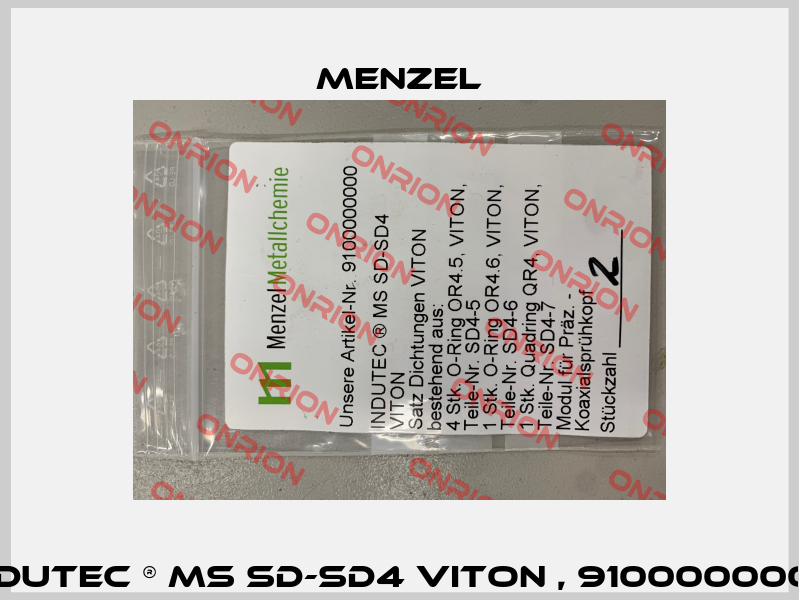 INDUTEC ® MS SD-SD4 VITON , 9100000000 Menzel