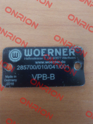 285700/010/041/001 Woerner