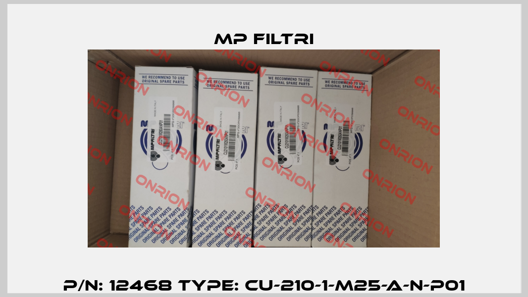 P/N: 12468 Type: CU-210-1-M25-A-N-P01 MP Filtri