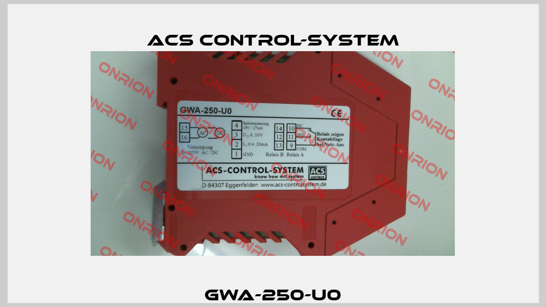 GWA-250-U0 Acs Control-System