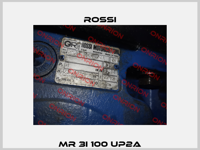 MR 3I 100 UP2A Rossi