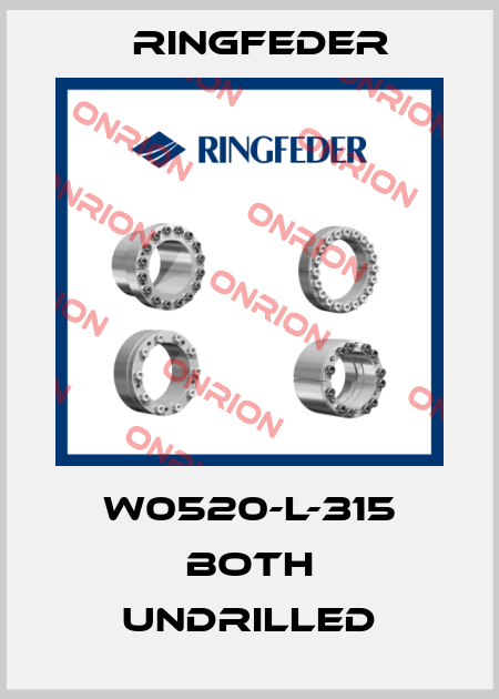 W0520-L-315 both undrilled Ringfeder