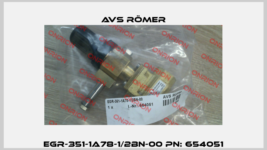 EGR-351-1A78-1/2BN-00 PN: 654051 Avs Römer