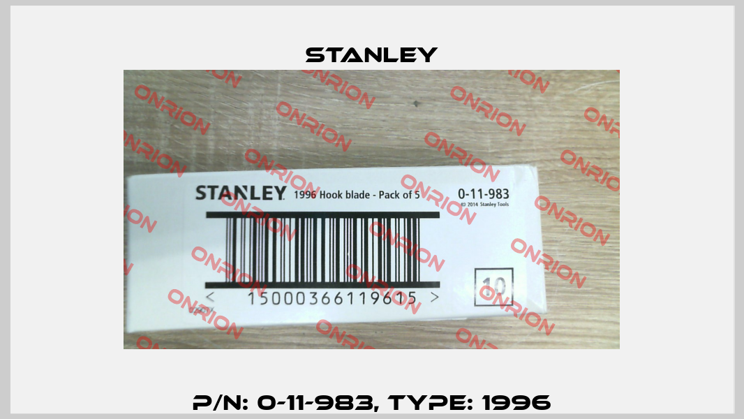 P/N: 0-11-983, Type: 1996 Stanley